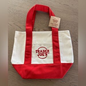 Trader Joe’s mini Canvas Tote Bag ❤️